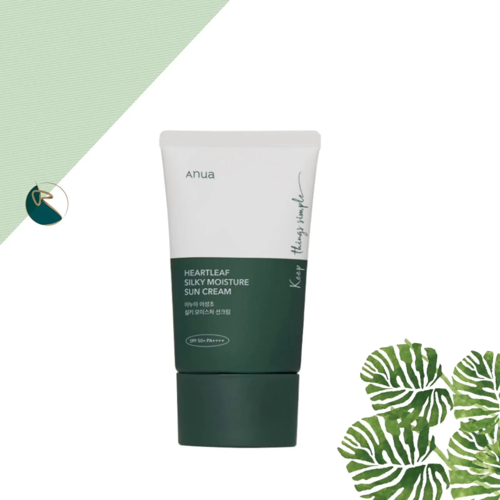 Anua Heartleaf Silk Moisture Sun Cream Spf 50+ Pa++++